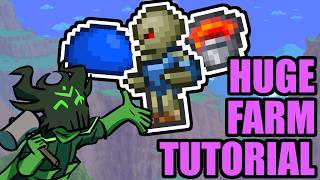 Multi Farm Tutorial! Over 12 Farms! | Terraria 1.4.5