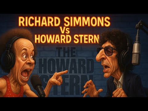 Richard Simmons Vs Howard Stern – The Funniest & Most Entertaining Encounter!