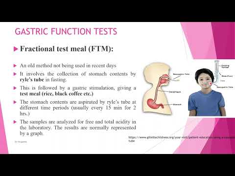 Gastric Function Tests