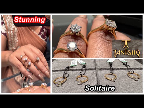 Stunning Solitaire rings from Tanishq 💍| 2025 Solitaire diamond rings 💎| Rings
