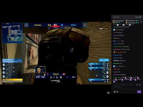 Twitch chat reacts to GOD ALLU carrying the round vs Astralis - IEM Katowice Major 2019 Final