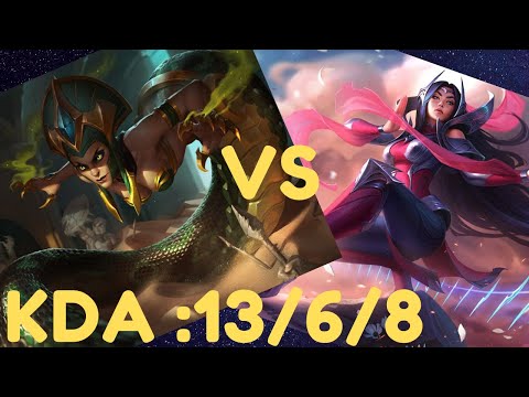 Cassiopeia MID vs Irelia - KDA : 13/ 6/ 8   | League of Legends