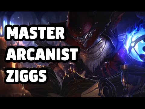 MASTER ARCANIST ZIGGS SKIN SPOTLIGHT OLD - LEAGUE OF LEGENDS