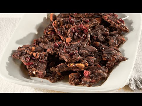 Cranberry Almond Chocolate Bark Recipe