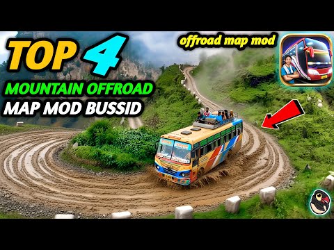 DOWNLOAD! 🔥 TOP 4 Mountain Offroad Map Mod For Bus Simulator Indonesia।Bussid Mod Map 4.3.3