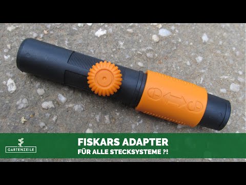 Fiskars Universaladapter für die Nutzung aller anderen Stecksysteme mit dem Fiskars-QuikFit-Stiel!?