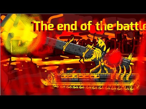 The end of the battle - cartoons about tanks