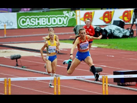 400mH Women, Final, European U20 Championships, Borås SWE, 2019