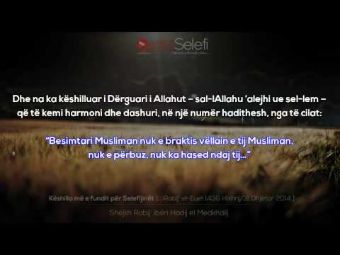 Këshilla më e fundit për Selefijinët nga Shejkh Rabij’ Ibën Hadij el Medkhalij