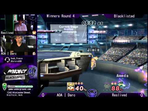 Blacklisted PM Bracket WR3: AOA | Darc (Fox) vs. Reslived (Ness)