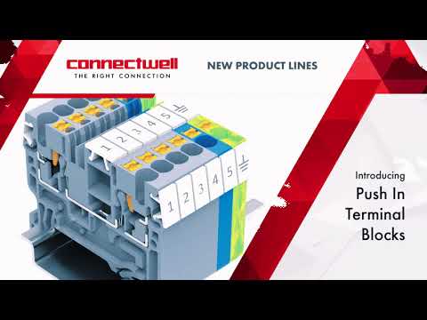 Connectwell Cts2.5un 2.5 Sq.Mm, 5 Mm Thick Feed Through Terminal Block