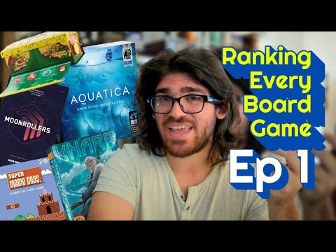 Ranking Every Board Game — Episode #1 (Knarr, Aquatica, Hot Streak…)