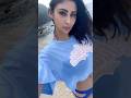 Mouni Roy Raises The Heat In Blue Bikini Shorts Mouniroy