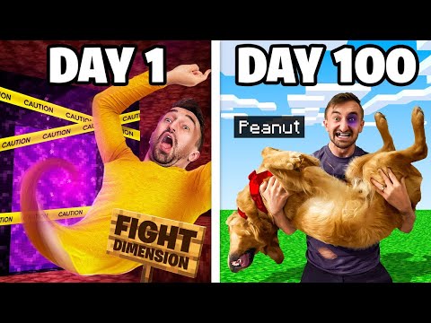 JeromeASF - I Survived 100 Days In Minecraft Fight Dimension