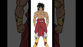 تصميم برولي انمي دراغون بول
