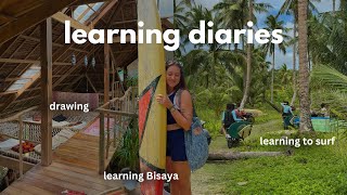learning diaries ⭐️ surfing & studying the local language in the Philippines