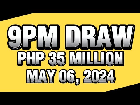 LOTTO 9PM DRAW RESULT TODAY MAY 06, 2024 #lottoresulttoday #pcsolottoresults #stl