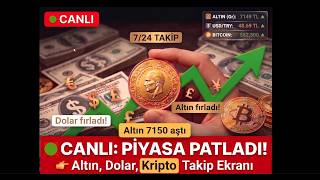 🔴 CANLI PİYASA | Gram Altın Ne Kadar? 🪙 Altın, Dolar, Bitcoin Teknik A