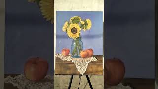 Still Life Realistic Oil Paintings ✨ #art #painting #shortvideo #shorts #short #viral #video #art