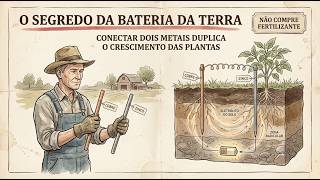 Conectar dois metais duplica o crescimento das plantas — o segredo da “bateria terrestre”