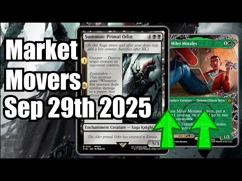 MTG Market Movers - September 29th - Commander & Standard Cards Trending Up! Summon: Primal Odin!