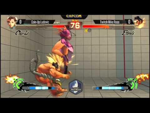 TFC14 USF4: Coin-Op Ludovic (Chun Li) vs Twitch Mike Ross (Honda)