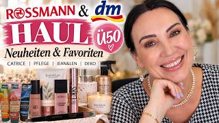 🔥 NEUHEITEN DM & ROSSMANN HAUL für Ü50 🛍 CATRICE Make-Up, Pflege & Deko | Was lo