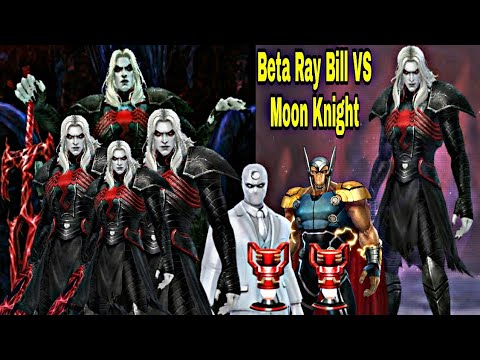 WBL Knull Comparison Beta Ray Bill VS Moon Knight & Ctp of Energy Used On Both - Marvel Future Fight