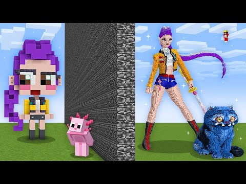 I Cheated With K POP DEMON HUNTERS In Minecraft!