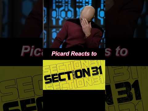 Picard Reacts to Star Trek Section 31 - Facepalm #startrek #reaction #shorts