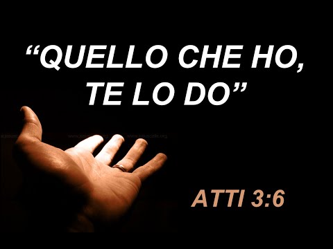 🎬 #StudioBiblico: "Quello che ho, te lo do" 📖 Testo Biblico: Atti 3:6
