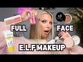 Full Face Using ONLY E.L.F Makeup! NEW and VIRAL E.L.F Makeup Products! #affordablemakeup