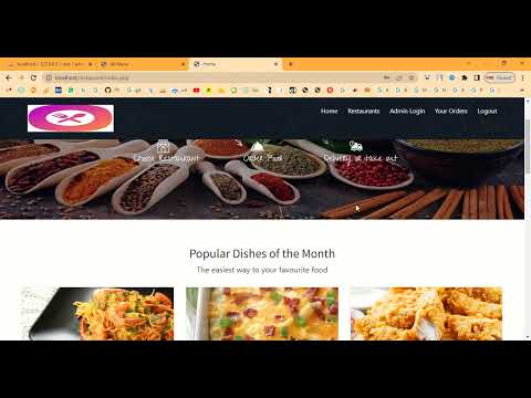 Online Restaurant Management System in PHP Application Projects