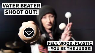 Video thumbnail for Vater Bass Drum Beaters - Brittany Nicole Bowman by Vater Drumsticks