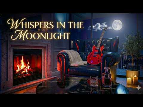 Deep Soulful Blues to Melt Away Stress | Late Night Fireplace Session