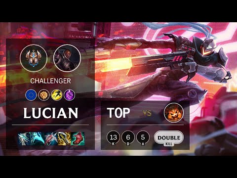Lucian Top vs Gnar - EUW Challenger Patch 11.6