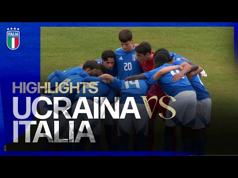 Highlights: Ucraina-Italia 1-2 | Under 17 | Qualificazioni EURO 2026 - Round 1