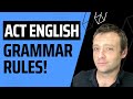 ACT English Grammar Rules!