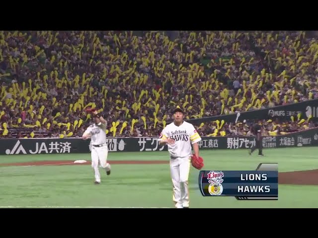 【7回表】今年も左キラーは健在!! ホークス・嘉弥真が好投を魅せる!! 2019/3/30 H-L