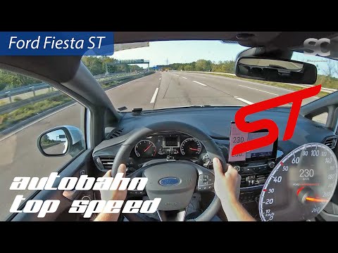 Ford Fiesta ST 1.5L 200HP (2020) - TOP SPEED on AUTOBAHN