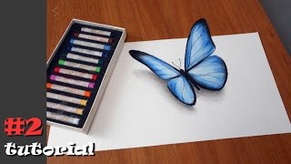 Как нарисовать бабочку в 3d. Иллюзия объема БЕЗ КАМЕРЫ и под любыми углами!!! Как нарисовать бабочку в 3d. Иллюзия объема БЕЗ КАМЕРЫ и под любыми углами!!!