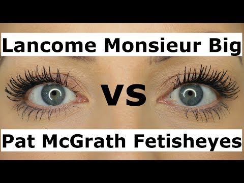 Pat McGrath Fetisheyes Vs Lancome Monsieur Big Mascara