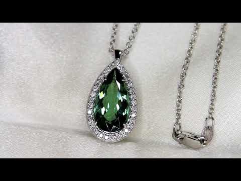 Ciondolo In Pietra Preziosa Di Anguria E Tormalina, Pendente - Foto 10