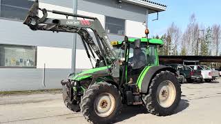 Deutz-Fahr Agroplus 85 (2000) with front loader and front linkage with PTO, wheel tractor | Image 4 - Agroline