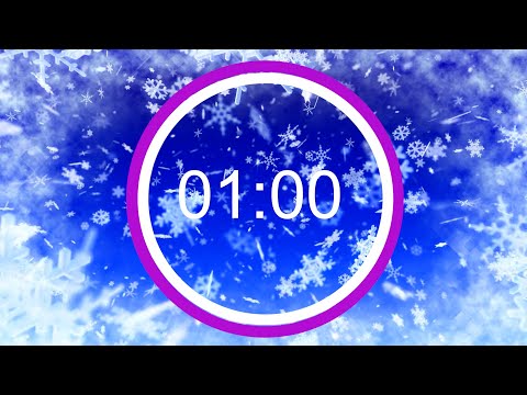 1 Minute Christmas Timer | 1 Minute Christmas Holidays Countdown