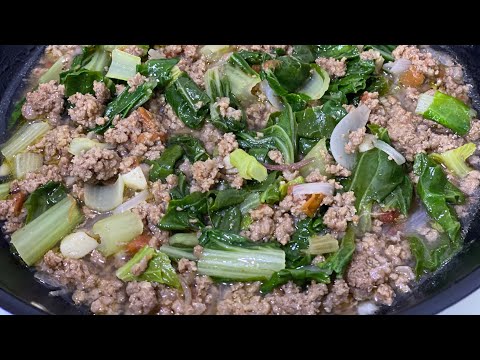 Beef Giniling With Pechay Easy Recipe | How to Cook