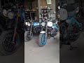Guerrilla450 VS Hunter350 Rebel Blue #royalenfield #guerrilla450 #hunter350 #shorts #viral #trending
