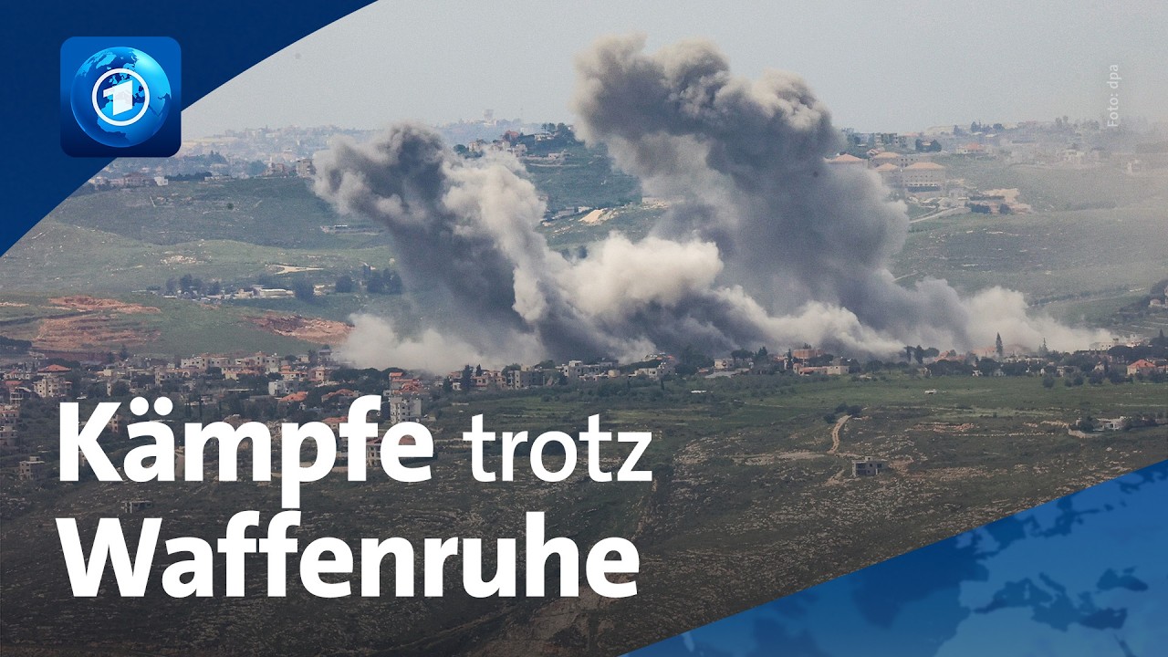 Trotz Waffenruhe: Weiter Kämpfe zwischen Israel und Libanon