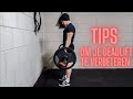 Handige TIPS voor de DEADLIFT