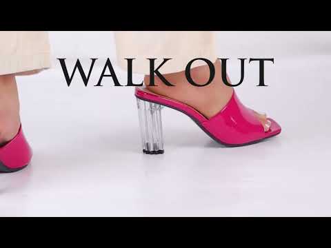 Block Heel Mules | Lemon & Pepper Shoes